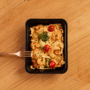 HOOFDGERECHT PASTA met curry, appel en broccoli#
